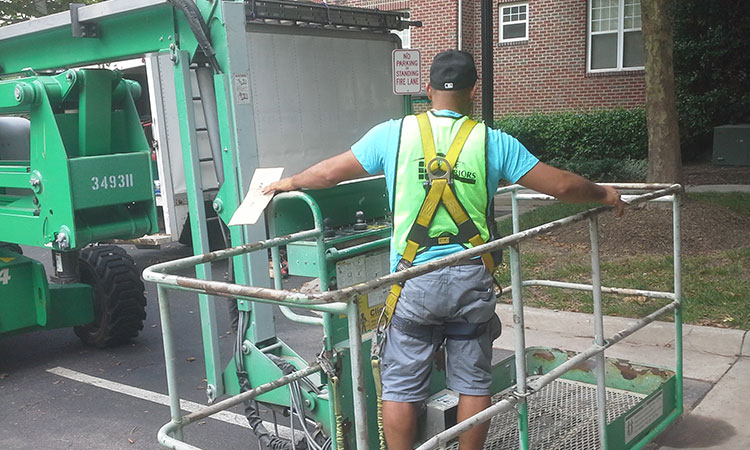 Five-Story Gutter Replacement