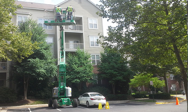 Five-Story Gutter Replacement - Detailed