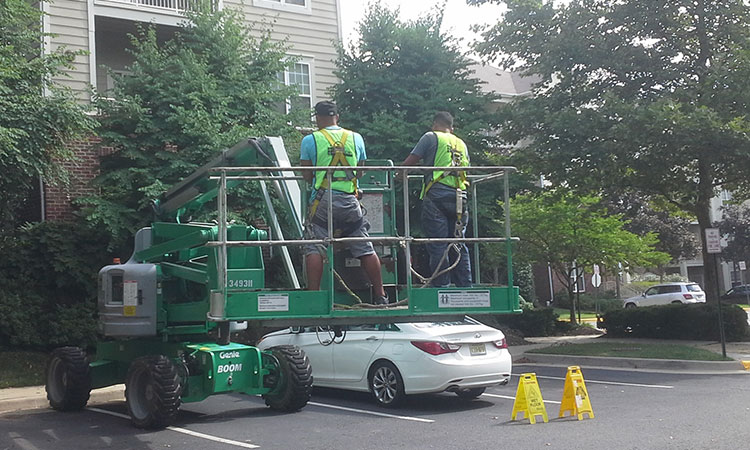 Five-Story Gutter Replacement - Lower Level