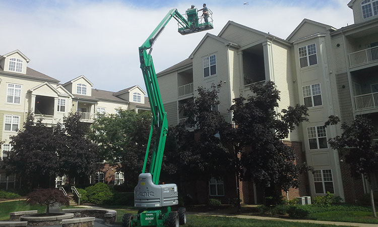 Five-Story Gutter Replacement  - Residential
